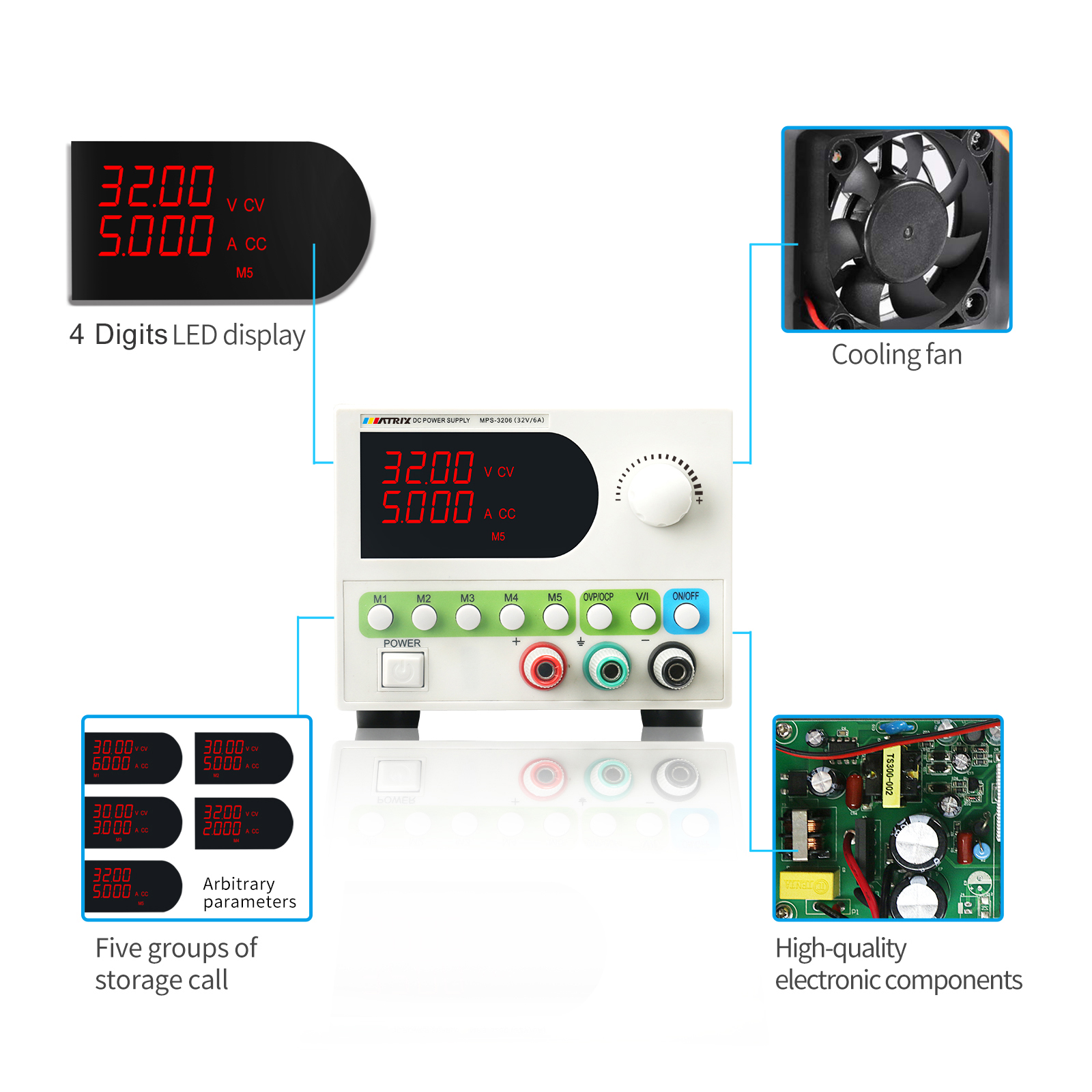 MATRIX MPS-3206 DC Power Supply